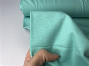 Bomuldsjersey - smuk pastel mint grøn